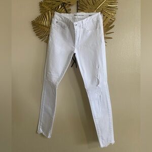 AG Adriano Goldschmied White Women Jeans